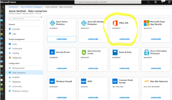 How to Configure Office 365 Connector in Azure Sentinel | Managed Sentinel